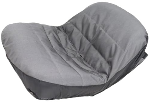 PAMINGONO Coprisella per Trattore e Rasaerba da Giardino Resistente AI Graffi Leggero e Traspirante con Protezione Solare Custodia Salvaspazio per Sedile da Esterno Colore Grigio