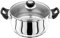 Judge Vista Stainless Steel Large Casserole Pot with Twin Handles 24cm, 4L, Shatterproof Vented Glass Lid, Induction Ready, Oven Safe