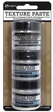 Ranger Texture Paste, Multi-Coloue, Pack of 3