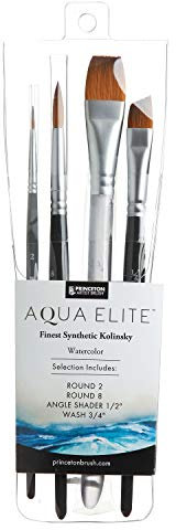 PRINCETON AQUA ELITE, Series P4850, Pro Set mit 4 Pinseln