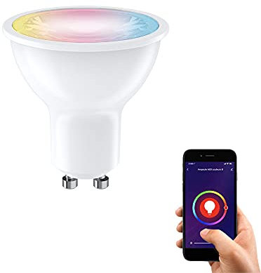KOZII Ampoule LED Connectée GU10 Spot 5W - Variation De Couleur Et De Luminosité - Compatible Alexa Et Google Home - KG50SRVBCCT