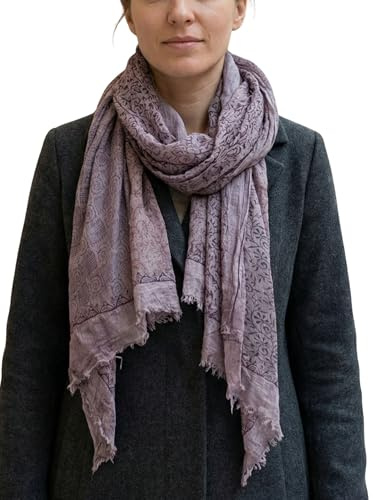 Sunsa Damen/Herren Schal, weich Winter Herrenschal/Halstuch aus Modal, Unisex Winterschal mit Fransen, Scarf Tücher & Schals als Geschenk für Männer oder Frauen