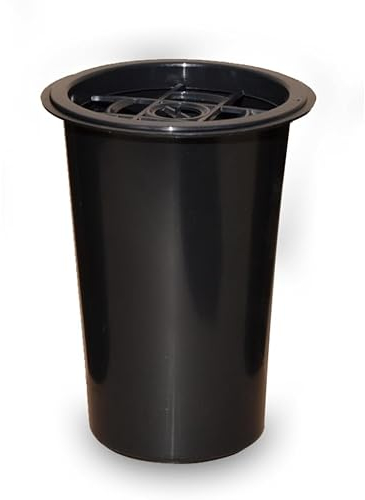 VERSHY Grabvaseneinsatz mit Blumenverteiler aus Kunststoff Ø9,7 cm Höhe 15 cm