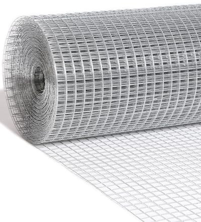 Nueve Deer Hardware Cloth 1/2 inch 36 inch x 50 Foot 19-Gauge, Hot-Dip Galvanized After Welding, Galvanized Wire Mesh Roll Chicken Wire Fence Roll Gopher Wire Mesh Tree Guard Hardware Mesh