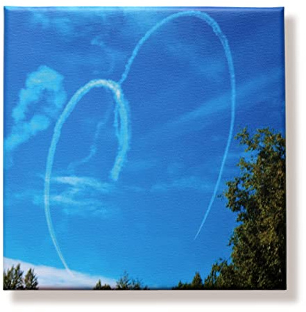 WunschPIXEL – Dein Foto auf Leinwand, Wandbild selbst gestalten, 40x60 cm, individuell mit Deinem Motiv oder Bild, optional mit Beschriftung Deiner Wahl, auch als Fotocollage