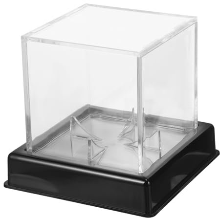 BESPORTBLE Displaybox Aus Kunststoff Für Baseball Golfball Und Tennisball Transparente Vitrine Zum Schutz Und Präsentieren Von Sammlungen Langlebige Und Platzsparende Halterung Für Heimgebrau
