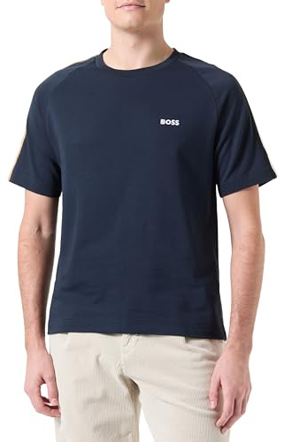 BOSS Iconic T-Shirt Ropa de Estar por casa_Camiseta, Dark Blue403, L para Hombre