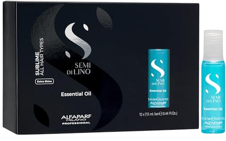 Alfaparf Milano Semi Di Lino Sublime Essential Oil 12x13ml - tratamiento iluminador intensivo
