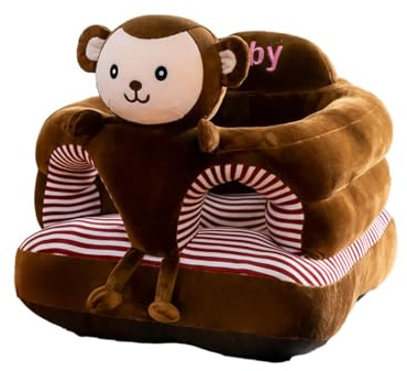 Siège de Soutien pour Tout-Petits, Canapé Mignon pour Enfants, Support Animal pour Apprendre à S'asseoir, Coussin Anti-Chute en Forme d'Animal, Chaise Douce