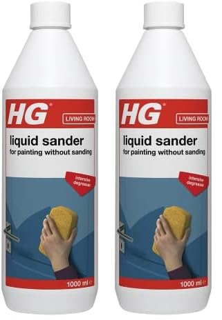 HG Liquid Sander Concentrated Pre Paint Cleaner, Degreaser by HG Cleaning Products, Degreasing Cleaner Removes Dirt & Grease Pre-Painting, Prepares Paintwork & Untreated Surfaces - 1 Litre (309100106)