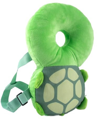 AYNKH Kopfschutz Baby, Baby-Sicherheitsmatten, Rückenprotektoren,Baby-Rucksäcke,Kopfstützen für Kleinkinder - Rückenprotektoren,Kleinkinder 4-24 Monate,Babytrage, Baby Kleinkind (Modell Turtle)