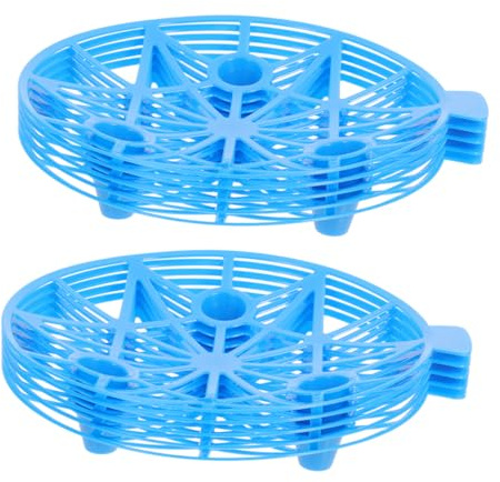 INOOMP 10 Stück Kürbis Und Erdbeerstützen Pflanztablett Gartenrankgitter Melonenhalter Zum Schutz Vor Bodenfäule Blau Robust Wetterbeständig Für Erdbeeren Und Melonen