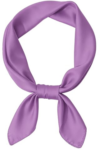 WHIPPY Damen Tuch Mode Bandana Halstuch Kopftuch Schal für Damen | 70x70cm Leicht Schal Seidig Weich Quadratisches Tuch