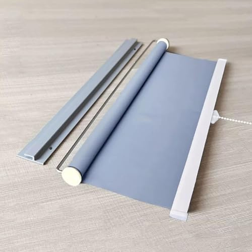 ZHUOZ1T Estor Auto-Enrollable a Muelle,Estores Parasol para El Hogar,Estores Enrollables Opacos Retráctil Sin Taladrar,Protección Solar y Rayos UV,para Ventanas,Oficina (65cm x 150cm)