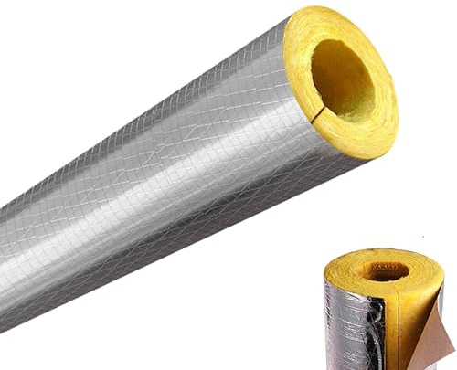 Self-Adhesive Insulation Pipes for Heat Resistance, Fireproof Insulation for Industrial Applications, Suitable for Boilers and Construction, Various Diameters Available
