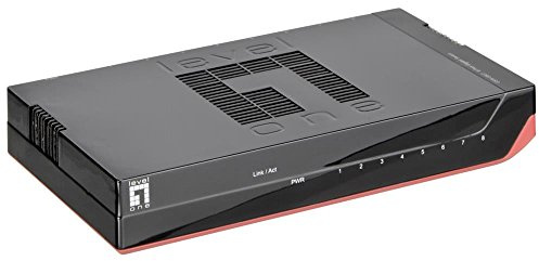 LevelOne GSW-0807 8-Port Gigabit Ethernet Switch 1000Mb/s, Voll-Duplex, 10/100 Mb/s, Voll/Halb-Duplex