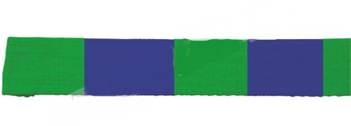 Tremblay Ceinture de Judo Vert Bleu 25 Mètres 100% Coton