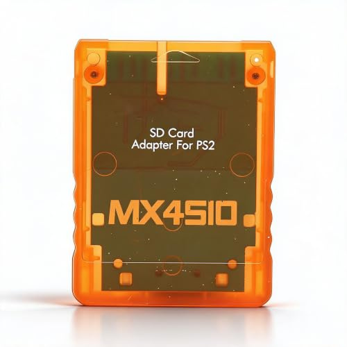 Adaptador de Tarjeta de Memoria SIO2SD, Lector de Repuesto para Consola Fat, Expansión de Memoria Naranja