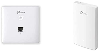 TP-Link EAP230-Wall AC1200 WLAN Gigabit Accesspoint, weiß & EAP235-Wall AC1200 WLAN Gigabit Accesspoint zur Wandmontage (WLAN-Geschwindigkeit bis zu 1167Mbit/s, Omada SDN, 4xGigabit LAN Ports) weiß