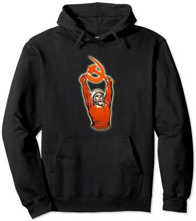 Kosmonaut mit Hammer und Sichel Pullover Hoodie