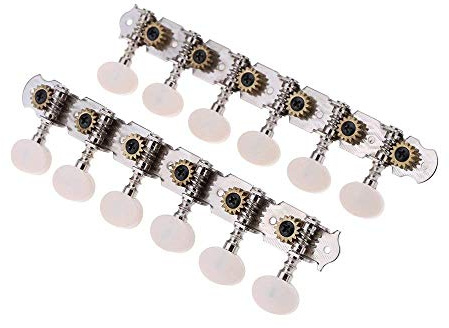 Aiwjeakh 6R6L Akustikgitarre mit 12 Saiten, Stimmgerät, Stimmgerät, Stimmgerät, Kette, Tuner, Knopf