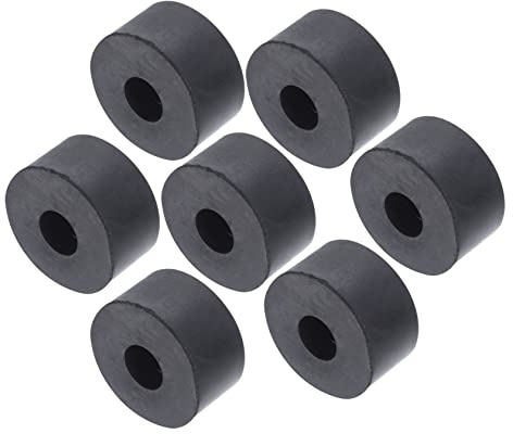 Rondelle Plate en Caoutchouc Noire 15 Pièces pour Vibrations | Caoutchouc, Usage Auto et Appareils Électriques, Installation Simple, Format Lot de 15