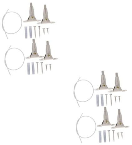Abaodam 4 Sets Möbelschnalle Verstellbar Schminktisch Hocker Kommoden Bücherregal Möbelanker An Der Wand Bücherregal Möbelgurte Tv-Gurte Schutz Baby-Eisenzubehör