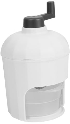 Amosfun Manual Ice Crusher Handheld Ice Machine Portable Design for Home Use Small for Counter Top for Slushies and Drinks