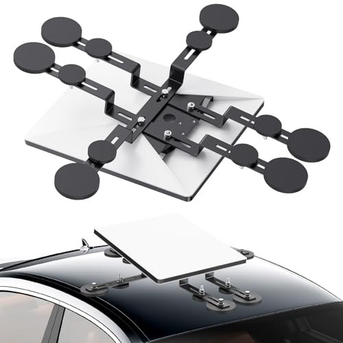 Starlink - Mini supporto magnetico da tetto con 12 basi magnetiche, fino a 170,6 kg di potenza di aspirazione, kit di montaggio per satellitare Internet Burbifro Starlink, compatibile con parabola
