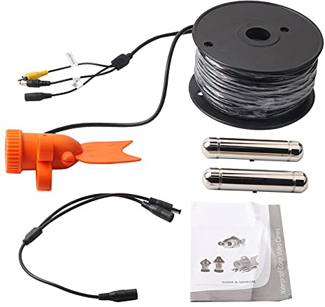 DC12V 24LED1000TVL HD-Unterwasserkamera Farbvideo-Fischfinder Zum Angeln Unter Wasser mit 24LED (50 Meter lang)