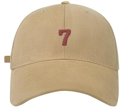SRTUMEY Unisex Kappe Warm Baseball Caps Winddicht Basecap mit oder Wunschtext individuell Bestickt Auswahl für Damen und Herren Soft Top 7 Digital Solid Duck Tongue Hat Baseball Hat Baseball Cap