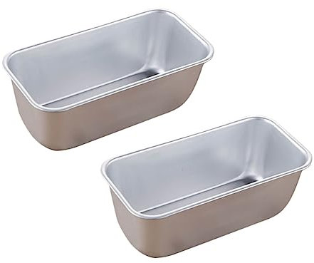 AUTSUPPL 2stücke Teiliges Antihaft Backblech Rechteckige Kastenform Für Toast Brot Kuchen Toastbackform Robust Langlebig Kratzfest Backen Für Alltag Familienfeier
