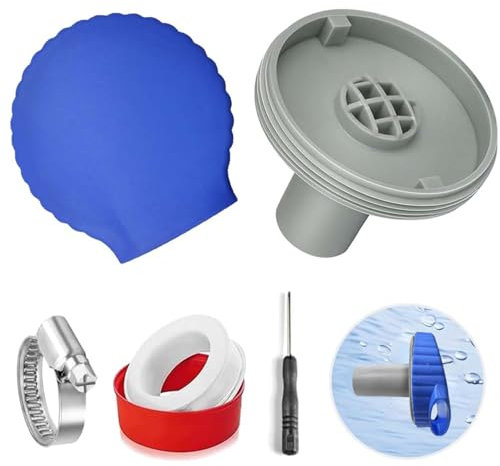 HEYIDAMAI Boquilla de entrada para piscina de 32 mm, boquilla de salida para piscina con accesorios de conexión para piscina, boquilla de piscina de 32 mm, boquilla de piscina ajustable, para Intex