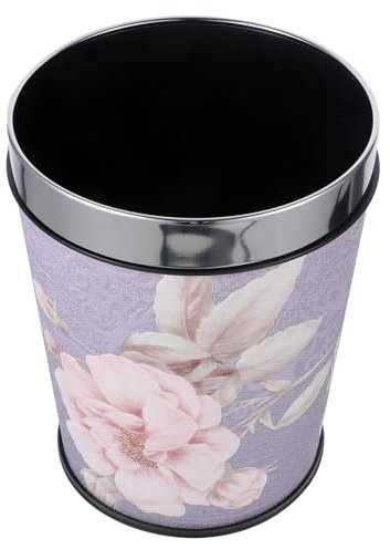 DOITOOL Poubelle Vintage Multifonctionnelle 5l sans Couvercle en Acier Inoxydable Et PP pour Bureau La Cuisine Salle De Bain Usage Ménager