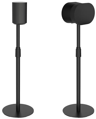 PEGZONE Soporte Altavoces para Sonos Era 100/300, 2 Unidades, Negro