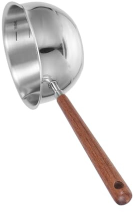Alipis Louche à Soupe En Inox Avec Double Bec Verseur, Grosse Taille, Acier Inoxydable, Manche Long Ergonomique, Pour Servir Soupes Et Sauces, Cuillère De Service Polyvalente Avec Becs Inclinés