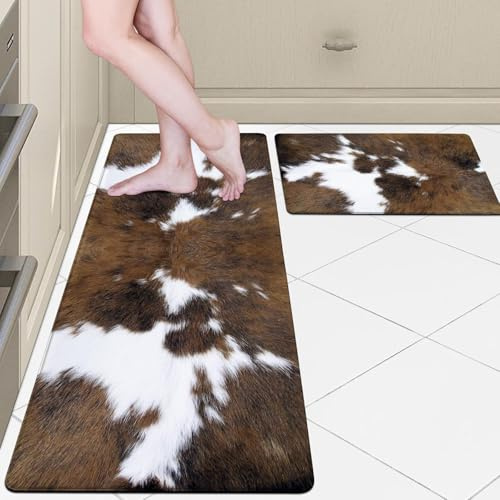 küchenteppich Braun Und Weiß Küchenläufer,Teppich Für küchenteppich waschbar rutschfest,fussmatte aussen 50x120