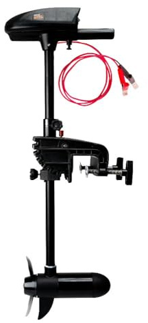 Rhino Motors VX 25 V2 Cobold Elektro Außenbordmotor, 12V, 25 lbs Schubkraft, 290W, 3,6 kg, 60 cm Schaftlänge, 2 Vorwärts-/2 Rückwärtsgänge