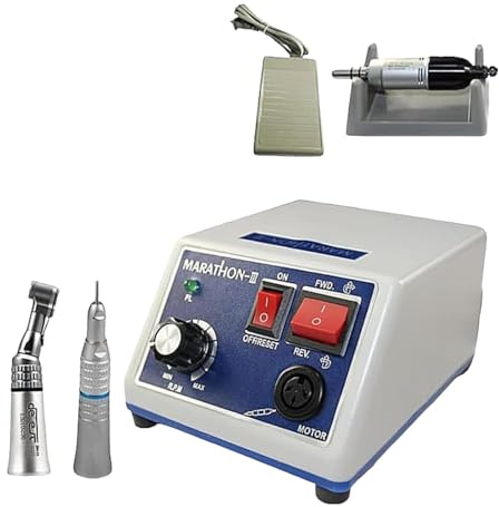 Micromoteur électrique de laboratoire Polissage N3 + 35 K Centrifugeuse de table Micro moteur Ponçage portable Centrifugeuse électrique