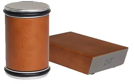 Rolling Knife Sharpening Stone Set, 2-Piece, Cylinder and Trapezoid, House Knife Sharpener Set