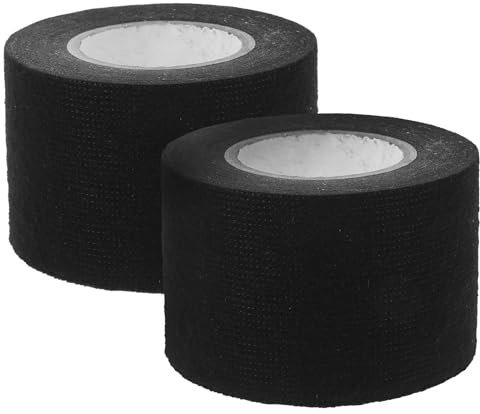 jojofuny Cinta Aislante de Tela Resistente al Calor para Arnés de Cables 50 Mm X 2 Rollos Cinta Adhesiva Automotriz Aislante Térmica para Mantenimiento Industrial y Eléctrico
