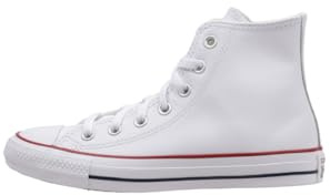 Converse Chuck Taylor All Star Core Leather Hi Sneakers Man Vit - 39 - Höga Sneakers Shoes