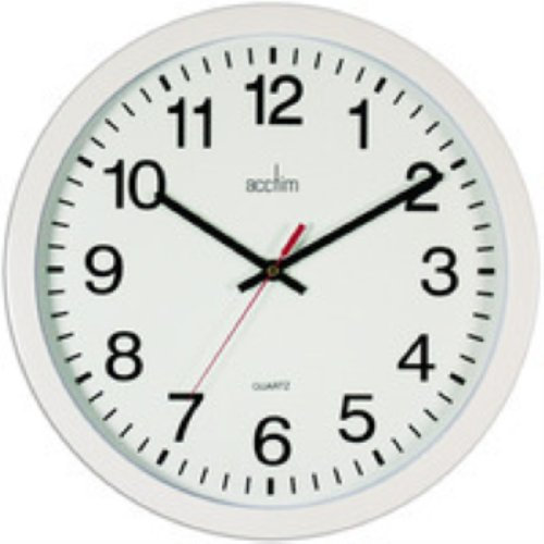 ACCTIM CONTROLLER WALLCLOCK 368MM BLACK