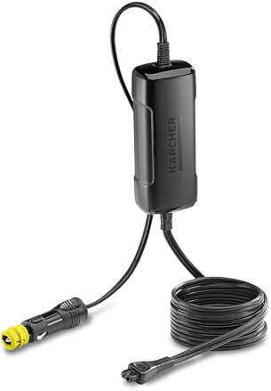 KÄRCHER KAR012 Kfz-Adapter für Mobile Outdoor Cleaner OC 3 ermöglicht den Betrieb über die Autobatterie, 150 x 38 x 44mm