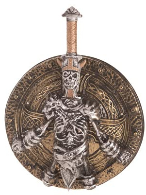 Escudo y Espada con Caminante Blanco de 46x60 cm