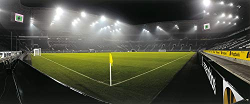 Mönchengladbach Stadion Eckfahne Panorama – Poster 240 x 100 cm – hochwertiger FineArtPrint