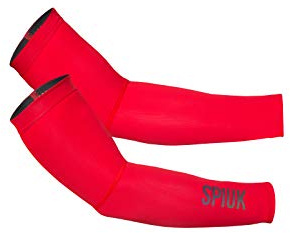 Spiuk Manguitos XP Unisex Rojo T. XS/S Lycra Verano, Adultos