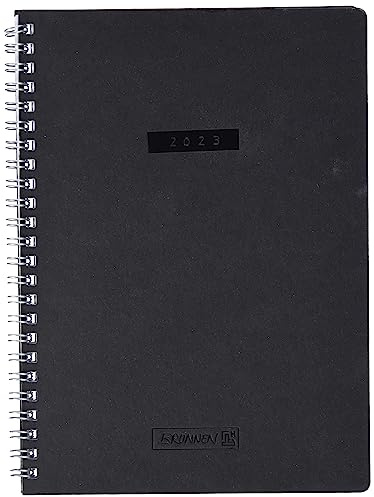 BRUNNEN Wochenkalender „Suburb Streets“ Modell 796 2023 Blattgröße 14,8 x 20,8 cm schwarz