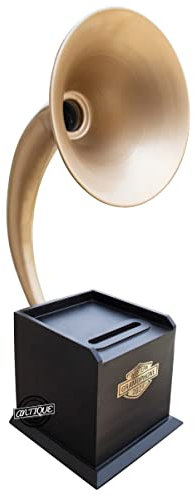 Vintage Brass Gramophone Wireless Speaker For Smartphone Non Electric Music Speaker