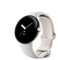 Google Pixel Watch – Android smartwatch with activity tracking – Heart rate tracking watch – Polished Silver Stainless Steel case with Chalk Active band, LTE